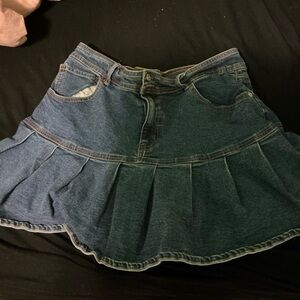 wild fable womens 18 denim mini skirt